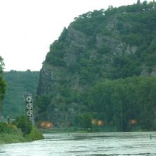 上流側からの景色です