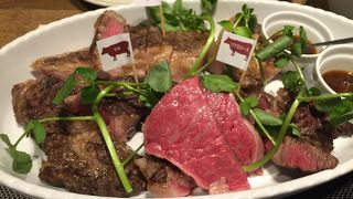 ステーキ店を利用しました