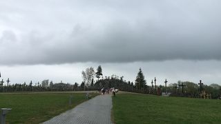 まさに十字架の丘