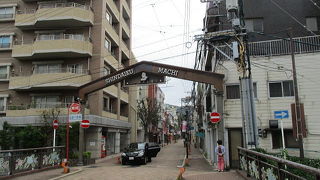 旧長崎街道の一部分。