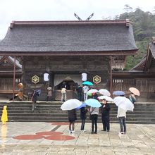 出雲大社、本殿。