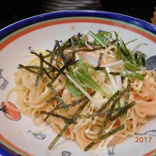 明太子マヨパスタ（多め）