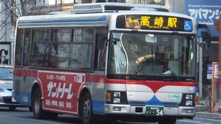 高崎周辺の路線バスです。