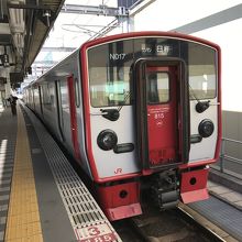 これから乗車する臼杵行き