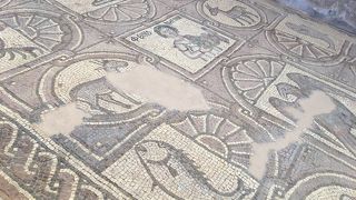 モザイク画が残されている