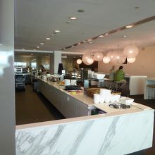 メルボルン空港の国内便カンタス・ビジネスラウンジ