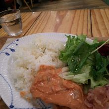 ポークのトマト煮プレート