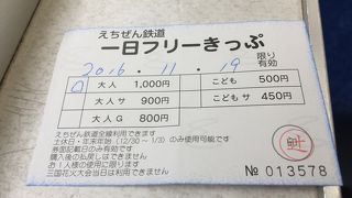 福井のローカル線に乗って