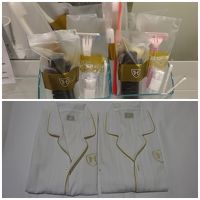 パジャマに使い捨てスリッパもありました