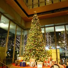 クララの家のクリスマスツリー