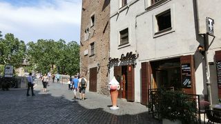 テヴェレ川の中洲