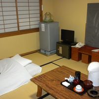 一人部屋は通常4.5畳なのですが配慮して頂きゆったりでした