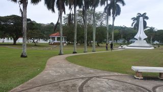 開放感のある広場