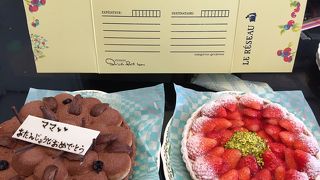 誕生日ケーキをいただきました