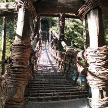 渡り終えたところからの景色です