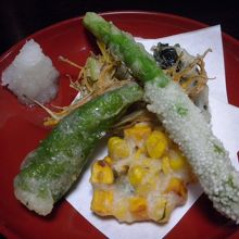 7月の京野菜の揚物