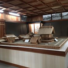 彰古館にて、出雲大社1/30の模型。