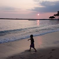 ホテル前ビーチ