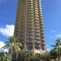 ビーチからみたホテル