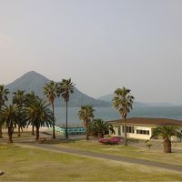 お部屋からの景色 肉眼ではうさぎが見えます。