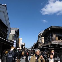 レトロな感じの建物が多い