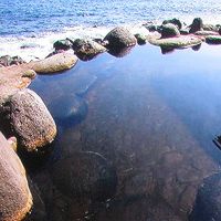黒根海岸岩風呂：露天風呂です