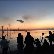日本のウユニ塩湖！？と言われる江川海岸。本格的なカメラマンも多かったです。