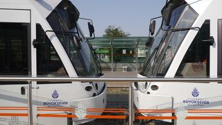 真新しいホーム