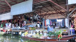 おもしろかった水上マーケット