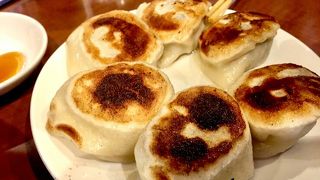 肉汁はじける餃子が大きい