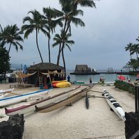 ホテル前のビーチ