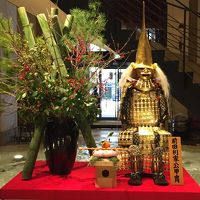 お正月ならではのロビー飾りです。