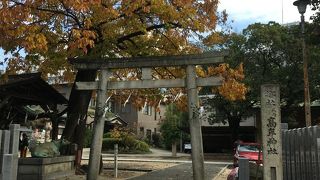 落ち着いた雰囲気の神社です。