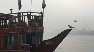 ワンコイン、３０円で渡れる船に乗船して