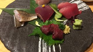 魚に合う日本酒が味わえる