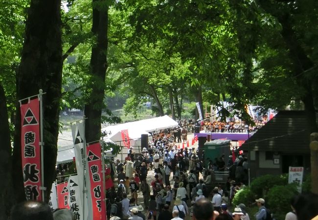 寄居北条祭りが開催されていました