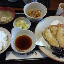 カレイフライ定食
