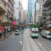 2階席から見た車窓の景色