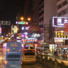 ２階の先頭席からの眺め