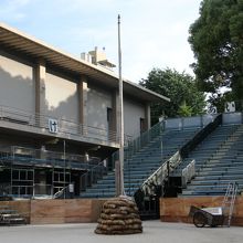 博多祇園山笠の「櫛田入り」時に廻る柱