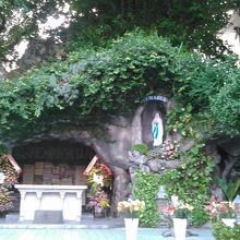 お花がお供えしてあります