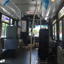 空港バス車内