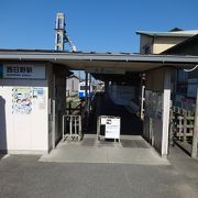 いかにもかつて途中駅だったな、という造り