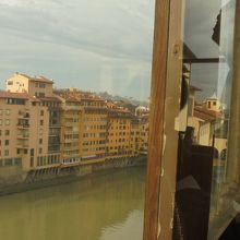 アルノ川の眺め。