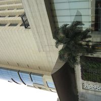 周囲の町並みにそぐわない立派な外観