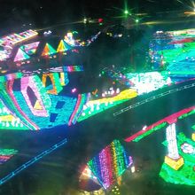 観覧車の上から眺める