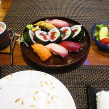 寿司を食べました
