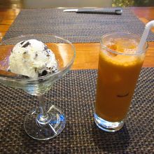 デザートと飲物