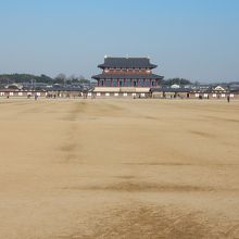 平城宮跡。広大な敷地