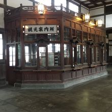 旧大社駅、駅舎内の様子。